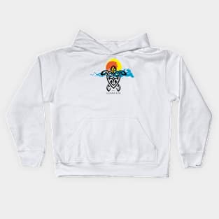 Tribal Turtle Sunset / Luana Kai Maui Kids Hoodie